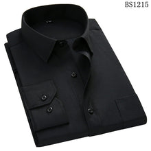 Load image into Gallery viewer, Plus grande taille 8XL 7XL 6XL 5XL 4XL hommes affaires décontracté à manches longues chemise classique rayé mâle robe sociale chemises violet bleu
