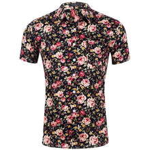 Load image into Gallery viewer, Cotton Shirts Men Fashion Print Pineapple Tropical Floral Summer Camisa Turn-down Collar Short Sleeve Casual Dress Shirts Male
