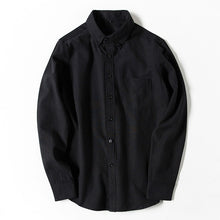Load image into Gallery viewer, Men Shirts Cotton Long Sleeve Slim Blouse Men Women Couple Korean Style Casual Cotton Solid Color Shirt 2020 Fashion Spring
